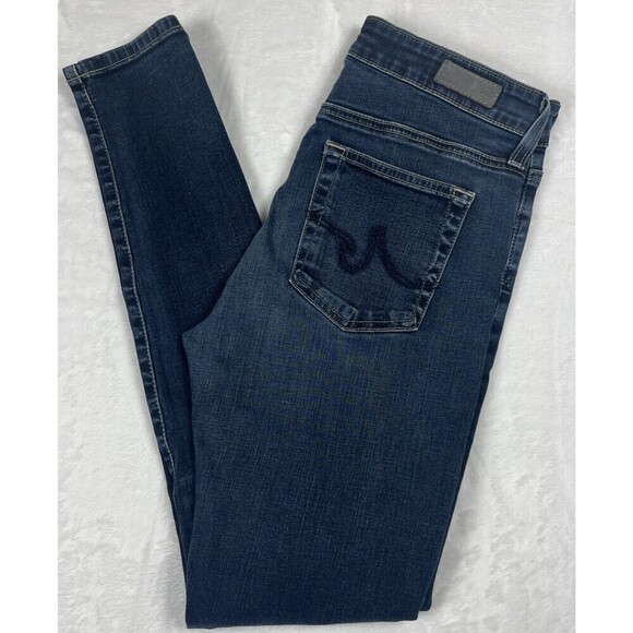AG-ED Denim Adriano Goldschmied The Farrah Skinny Jean Blue Size 28 / 6 - Picture 1 of 9